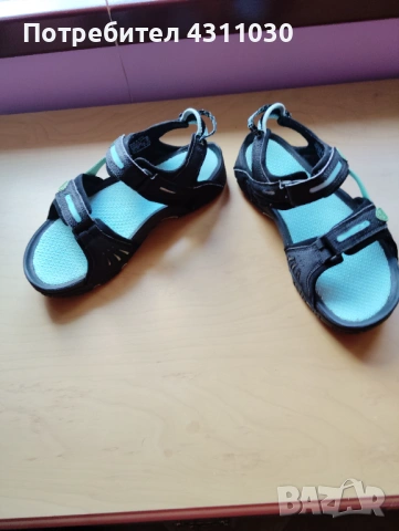 Сандали Nike номер 39 употребявани, черен и син, снимка 5 - Сандали - 53402246