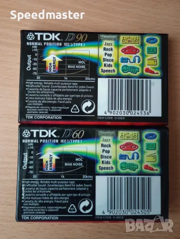 Нови аудио касети TDK D60 / 90, снимка 2 - Аудио касети - 55971799