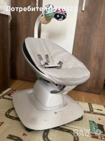Електрическа бебешка люлка mamaRoo 5.0 сива