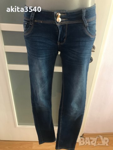 Сини дънки, снимка 4 - Дънки - 39752567