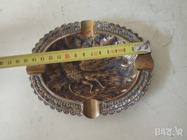 бронзов пепелник, снимка 3 - Антикварни и старинни предмети - 41930941