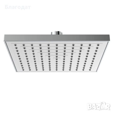 Хромиран горен душ комплект, смесител тип дъждовен душ Schütte, снимка 4 - Душове - 52402299