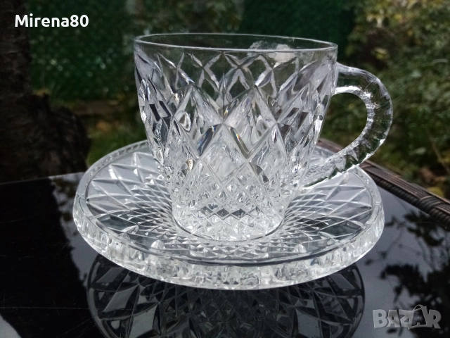 * Bohemia * - 2 бр. кристални чаши - нови ! , снимка 3 - Антикварни и старинни предмети - 52655372