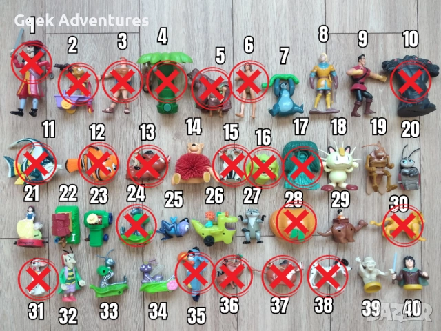 McDonalds Toys / Макдоналдс Играчки от 90те Винтидж Колекционерски, снимка 2 - Колекции - 46745216