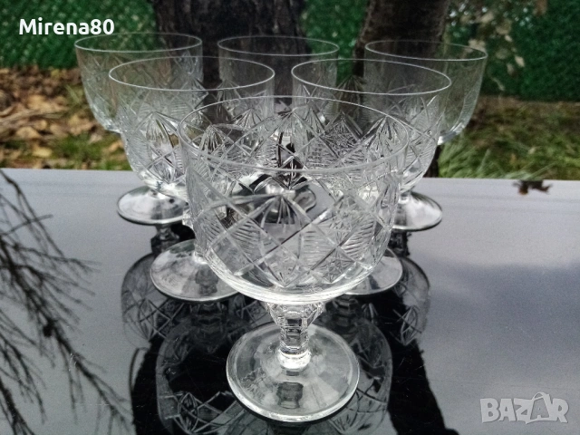 Кристален сервиз за вино - Сливен