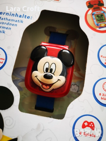Mickey Mouse Vtech часовник с игри НА НЕМСКИ ЕЗИК