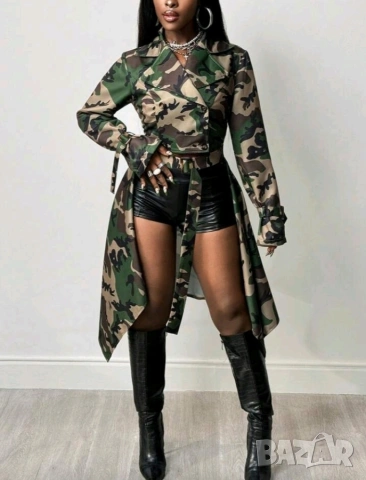 Дамски модел камуфлажен принт