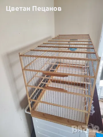 дървен Кафез, клетка, волиера , снимка 2 - За птици - 50191499