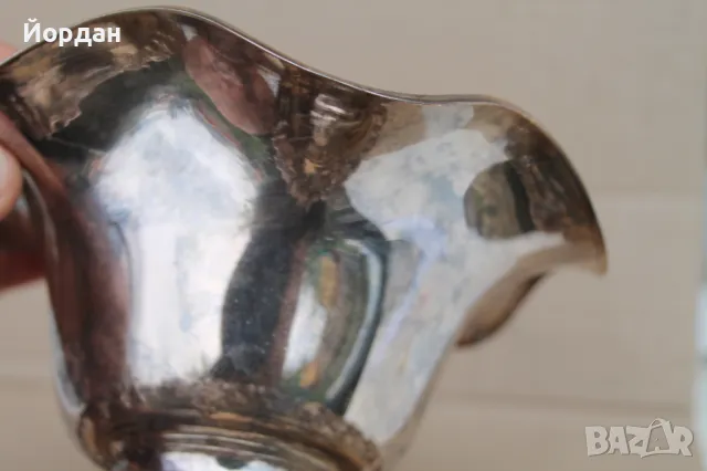 Посребрена фруктиера, снимка 9 - Антикварни и старинни предмети - 49713541