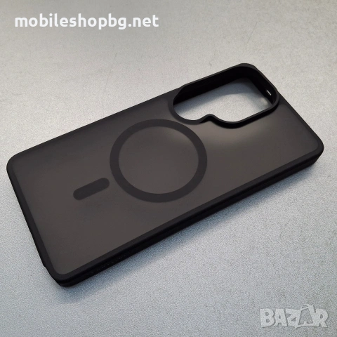 Samsung Galaxy S26 Ultra гръб MagSafe черен мат полупрозрачен , снимка 5 - Калъфи, кейсове - 53655903