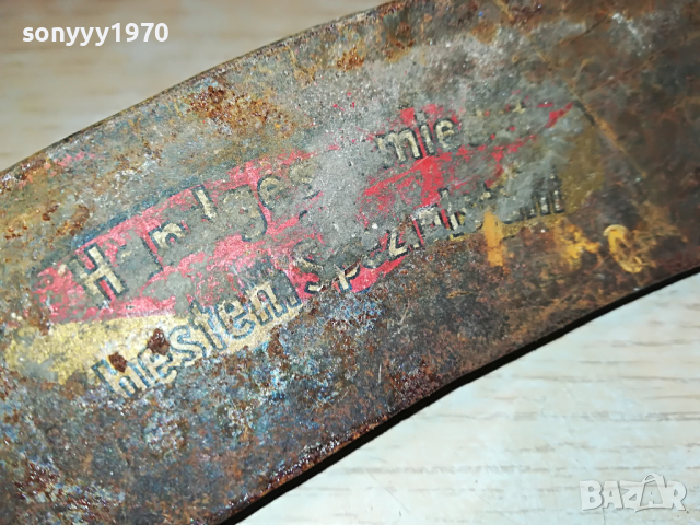 АНТИЧНА КОСА ВНОС ГЕРМАНИЯ 1803221240, снимка 7 - Антикварни и старинни предмети - 36147598