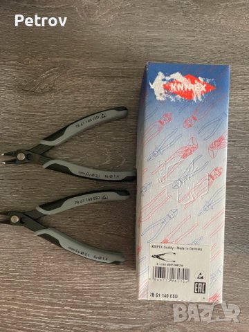 KNIPEX 78 61 140 ESD Super Knips - Made in Germany - 140 mm ЧИСТО НОВИ Резачки, Секачки /ORIGINAL !!, снимка 1 - Клещи - 41959958