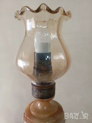 Стара настолна лампа, снимка 5 - Настолни лампи - 49855591