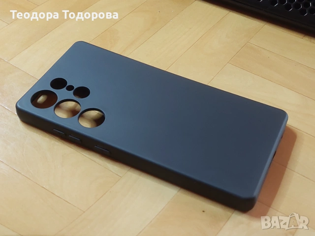 Кейс черен за Samsung Galaxy S25 Ultra, снимка 3 - Samsung - 53451583