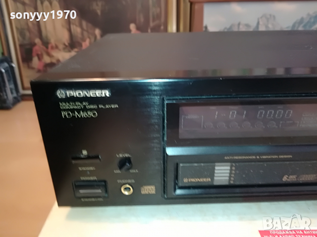 PIONEER PD-M650 MADE IN JAPAN ВНОС ENGLAND, снимка 2 - Ресийвъри, усилватели, смесителни пултове - 36216776