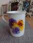 чаша за кафе на цветя от Португалия, снимка 1