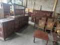 Много Красив и Стилен Комплект от Старинни Махагонови Мебели - Стил БАСК , снимка 16