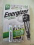 Комплект от 4 бр. акумулаторни батерии "Energizer AAA" нови, снимка 1 - Други стоки за дома - 44327938