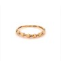 Златен дамски пръстен 1,15гр. размер:57 14кр. проба:585 модел:17805-6, снимка 1 - Пръстени - 41481864