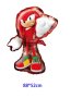 Червен Соник Sonic цял ръст фолио фолиев балон хелий и въздух 