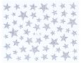 сребристи брокатени звездички самозалепващи  стикери за нокти маникюр и др, снимка 1 - Продукти за маникюр - 34672760