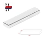 Неодимов магнит 50x10x5mm N52 1000-2000Gs 16гр правоъгълен | moqtmagazin.com, снимка 3