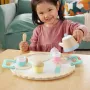 Детски дървен комплект за чай закуска Дървени кухненски играчки Fisher Price, снимка 2