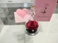 Ангелска стъкленица с вечна роза, снимка 2