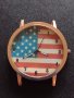 Много красив дамски часовник с Американския флаг перфектен 38015, снимка 1 - Дамски - 40754142