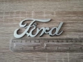 сребрист надпис Ford стар стил, снимка 2