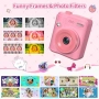 Нов фотопринтер Детска камера с моментен печат 1080P + 32GB + 5 ролки хартия, снимка 4