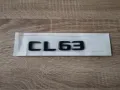 черен надпис Mercedes Benz CL 63, снимка 2