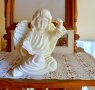 Ангел пазител, статуетка, полирезин, снимка 1 - Антикварни и старинни предмети - 41797985