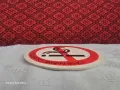 Табела С Надпис И Знак Пушенето Забранено, снимка 2