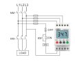 TOMPD-8S, Регулируема защита от ниско/свръх напрежение на 380V за шина, снимка 3