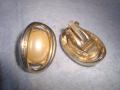 ПОЗЛАТЕНИ ВИНТИДЖ АРТ ДЕКО РЕТРО КЛИПС ОБЕЦИ 49401, снимка 2