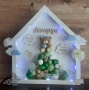 3Д бебешка визитка.Луксозен подарък за изписване ,погача, кръщене., снимка 16