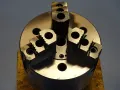 Клинозатегателен патронник Ф 200mm Bison 3-jaw power chuck+фланец, снимка 8