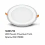 LED панел със стъклено тяло – 6W, 12W, 18W (4000K/7000K), снимка 3