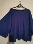 СТРАХОТНА БЛУЗА ПЛЕТИВО В СИНЬО 2XL, снимка 3