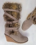 Дамски топли ботуши номер 35/36, снимка 2