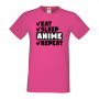 Мъжка тениска Anime,Eat,Sleep,Anime,Repeat,Ядене,Спане,Подарък,Повторение,Празник,, снимка 6