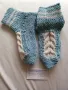 Ръчно плетени чорапи/терлици, снимка 4