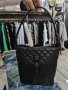 Нова колекция луксозна черна чанта от кожа на намаление , снимка 2