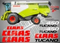 CLAAS Tucano 580 стикери надписи, снимка 6
