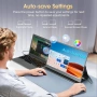 Преносим монитор, 15.6 инча 1080P FHD IPS втори екран за лаптоп с USB-C и Mini HDMI, грижа за очите,, снимка 4