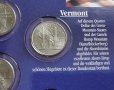 САЩ. 1/4 Американски долари . Quarter . 5 бройки . Цялата серия на 2001 година.UNC. Американски щати, снимка 7