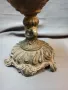 Антикварна настолна газена лампа с образи, снимка 11