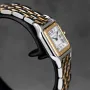 Cartier Panthere De Cartier 30mm x 23mm Steel & Yellow Gold White Dial Дамски Различни Варианти, снимка 9