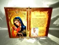 Подарък за Кръстници- Състарена Книга с икона/ снимка и поздрав по желание , снимка 6